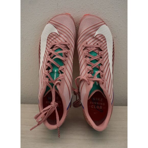 Nike HQ2058-600 Men's Sz 8 Women's Sz 9.5 Red Maxfly 2 Track Spikes Cleats - Picture 2 of 13